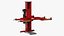3D Single Post Car Storage Hoist model
