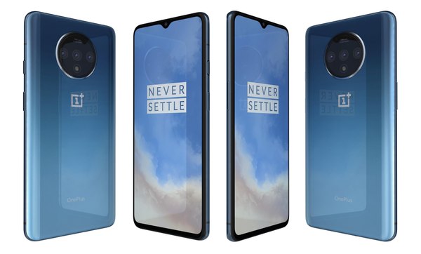 Oneplus 7t glacier blue 3D model - TurboSquid 1476811