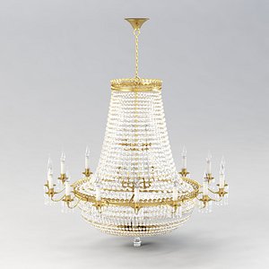 Impex Hamburg Empire Strass Crystal Chandelier model