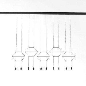 vibia wireflow pendant 3D