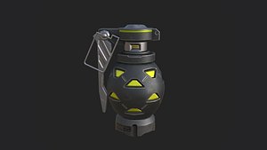 3D model Hand Grenade 3D Model 002