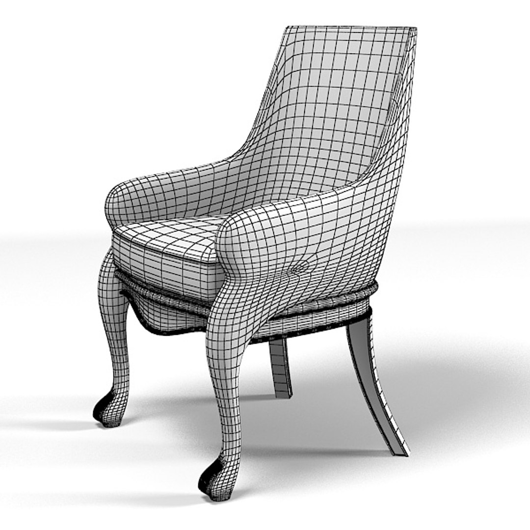 Classic Chair Armchair 3d Model