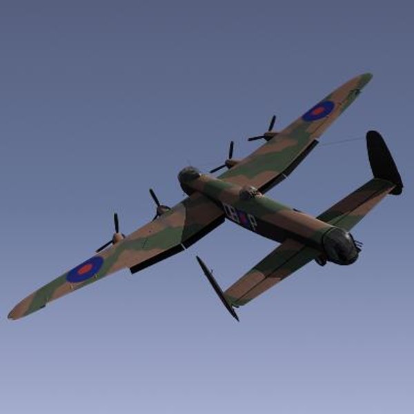 lancaster dambuster interior specialize 3d model