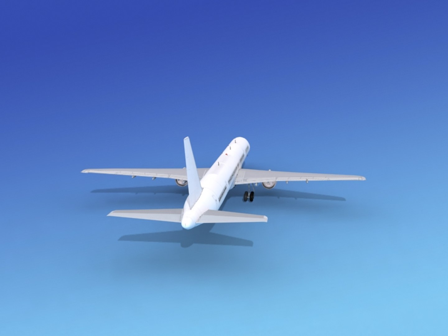 Airline Boeing 757 757-300 3d Model