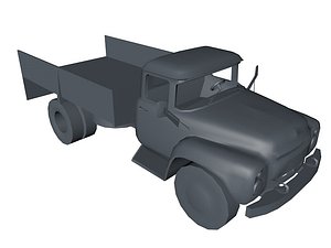 Low Poly Truck Car