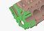 3D engine block model