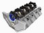 3D engine block model