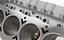 3D engine block model