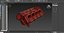 3D engine block model