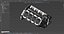 3D engine block model