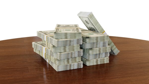 money stack - modelled model