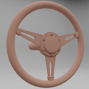 3D model Steering wheel