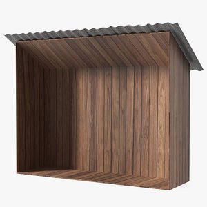 Old Wooden Shed 3D