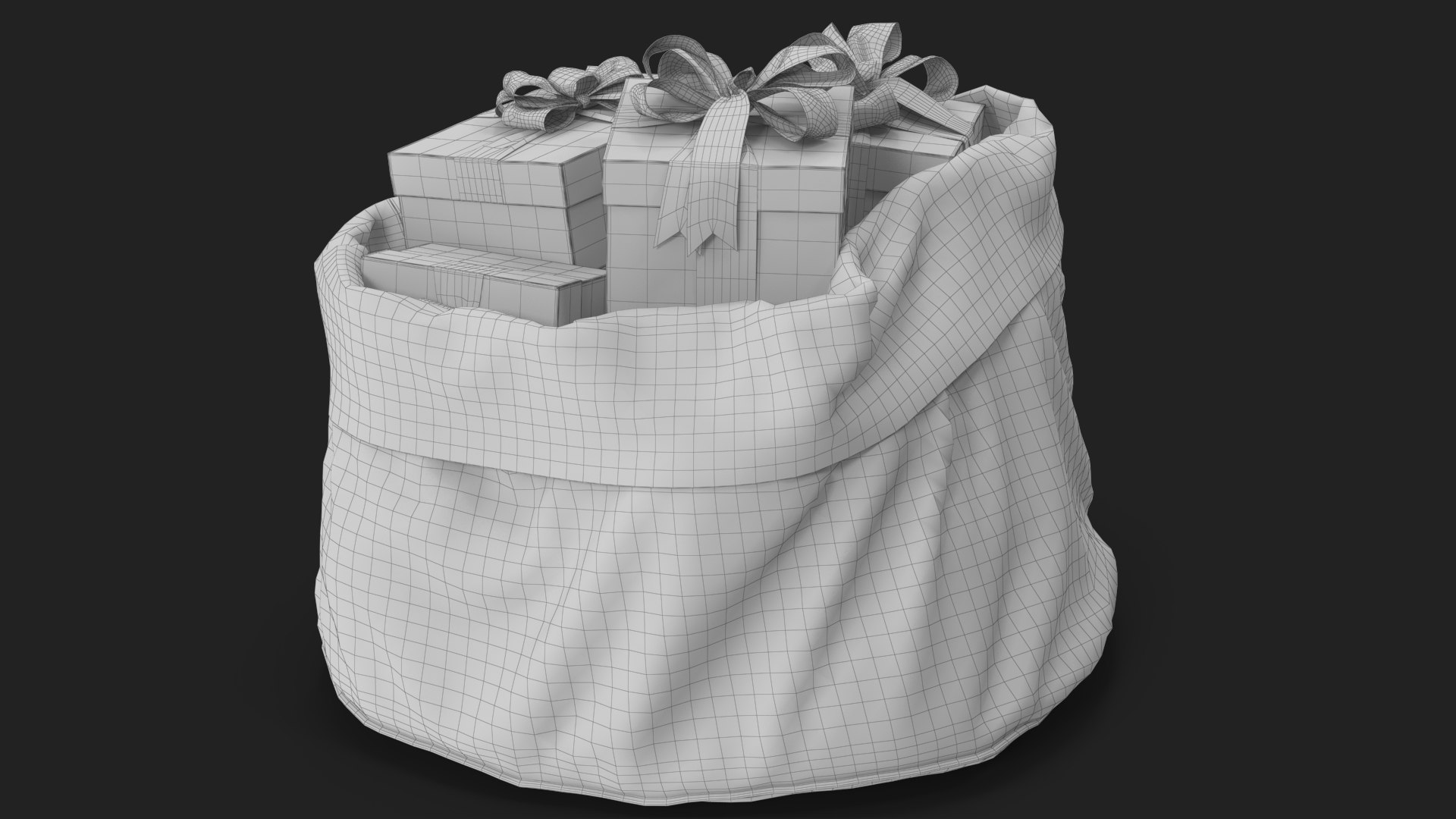 3D Santa Claus Open Bag with Gifts 2 model https://p.turbosquid.com/ts-thumb/cB/gO6lkH/CE/wireframe_02/jpg/1710483830/1920x1080/fit_q87/e767a2f974422476c086be1ec8086b90e3747d39/wireframe_02.jpg
