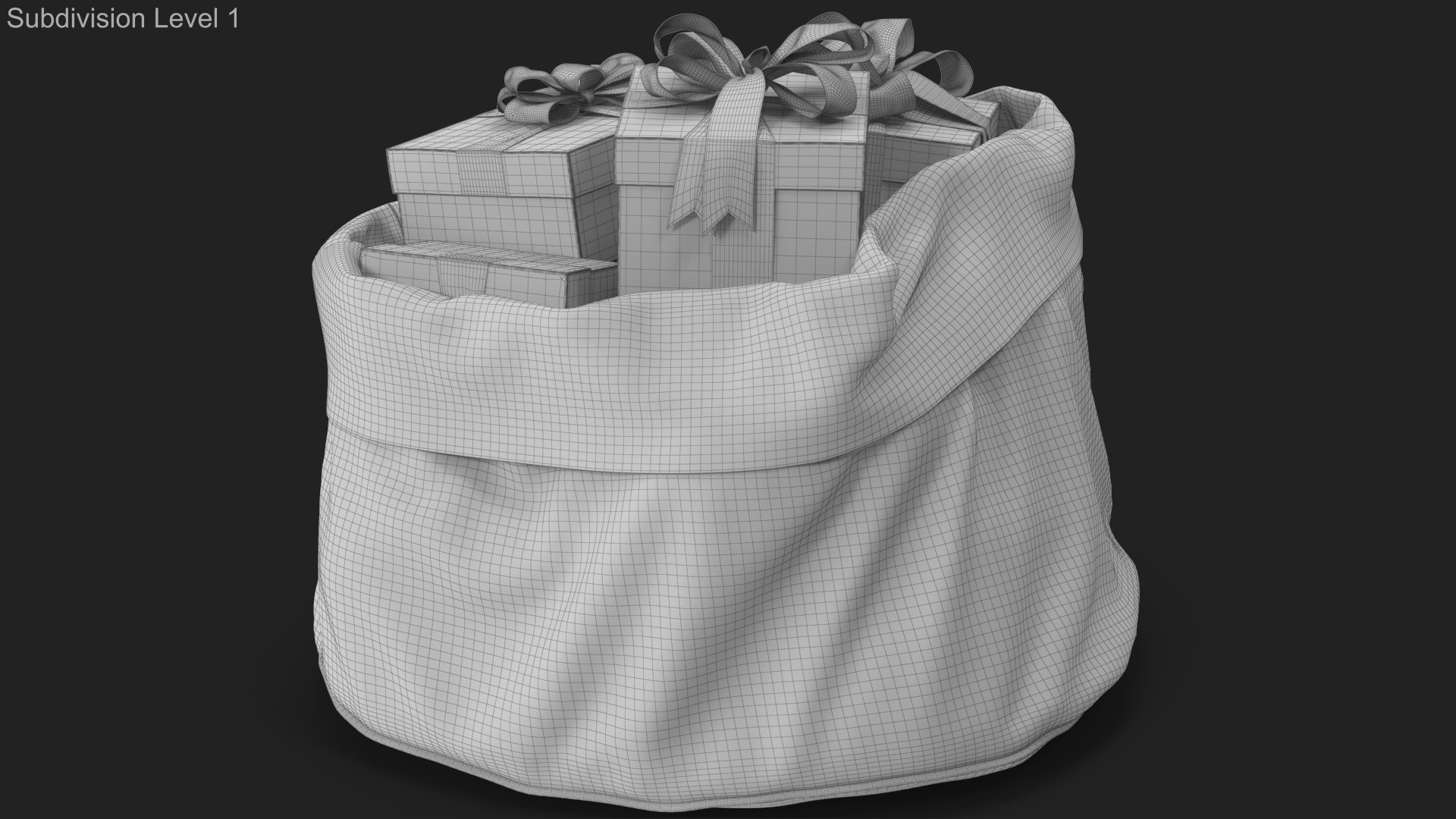 3D Santa Claus Open Bag with Gifts 2 model https://p.turbosquid.com/ts-thumb/cB/gO6lkH/W2/wireframe_01/jpg/1710483826/1920x1080/fit_q87/245753df116fdaf6095e381ef8189518802fae2b/wireframe_01.jpg