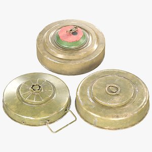 Anti-Tank Mine Collection 3D model
