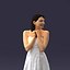 Bride in white dress 0388