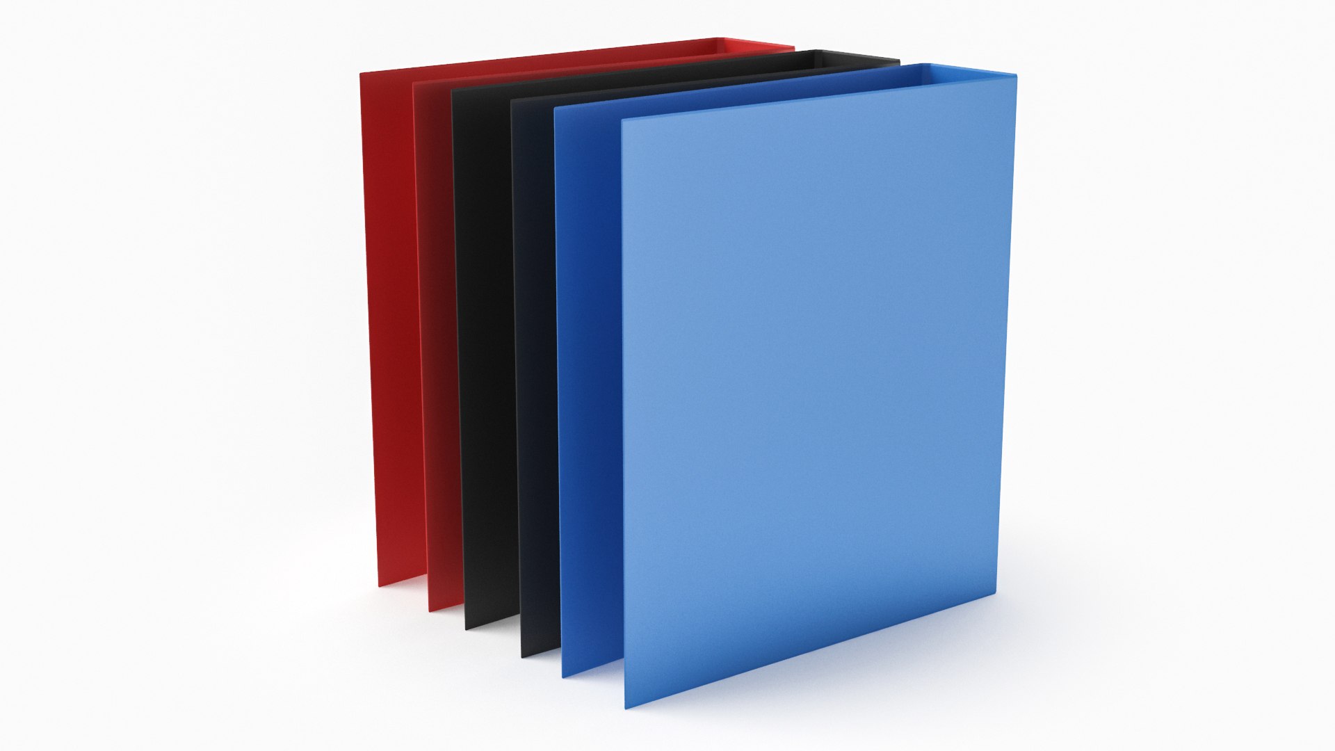 Ring Binder Paper Files Set 3D Model 3D Model - TurboSquid 2487633