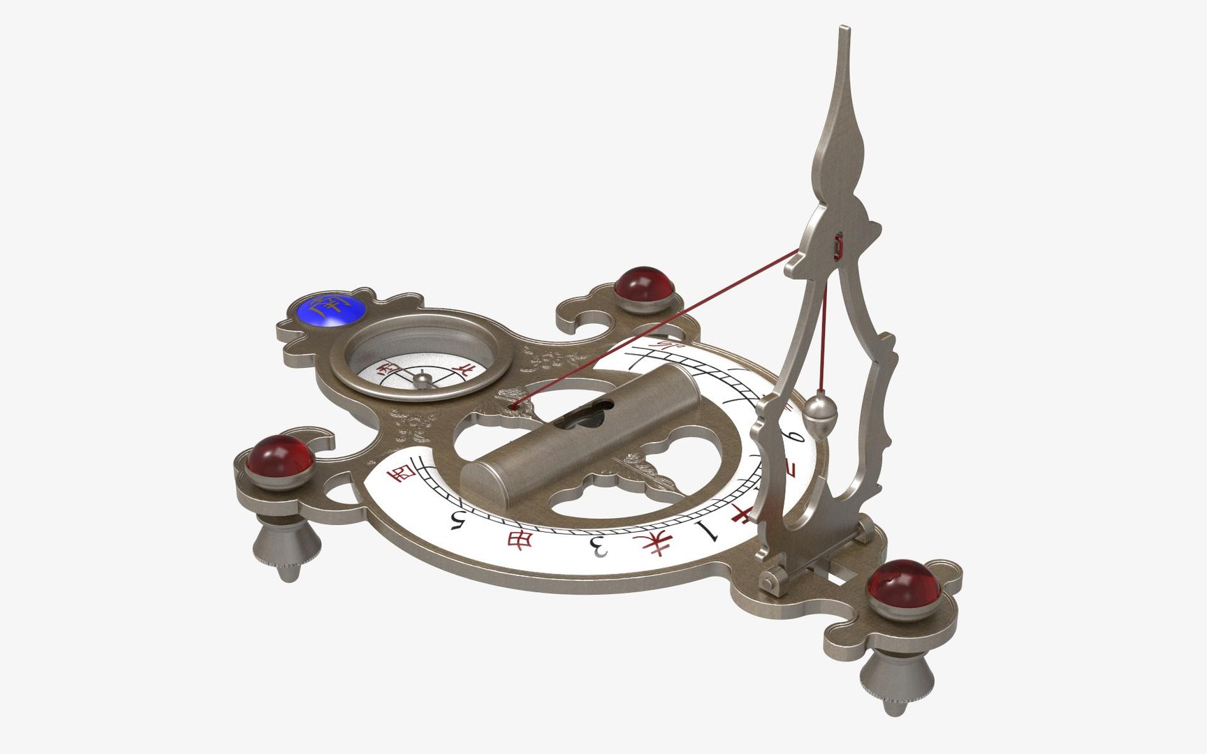 3D Pocket Compass-Sundial model https://p.turbosquid.com/ts-thumb/cB/whVKjD/jo/asiansundial_12/jpg/1739447384/1920x1080/fit_q87/9ae064d429c707d3e376f92372ce45350e585b4e/asiansundial_12.jpg