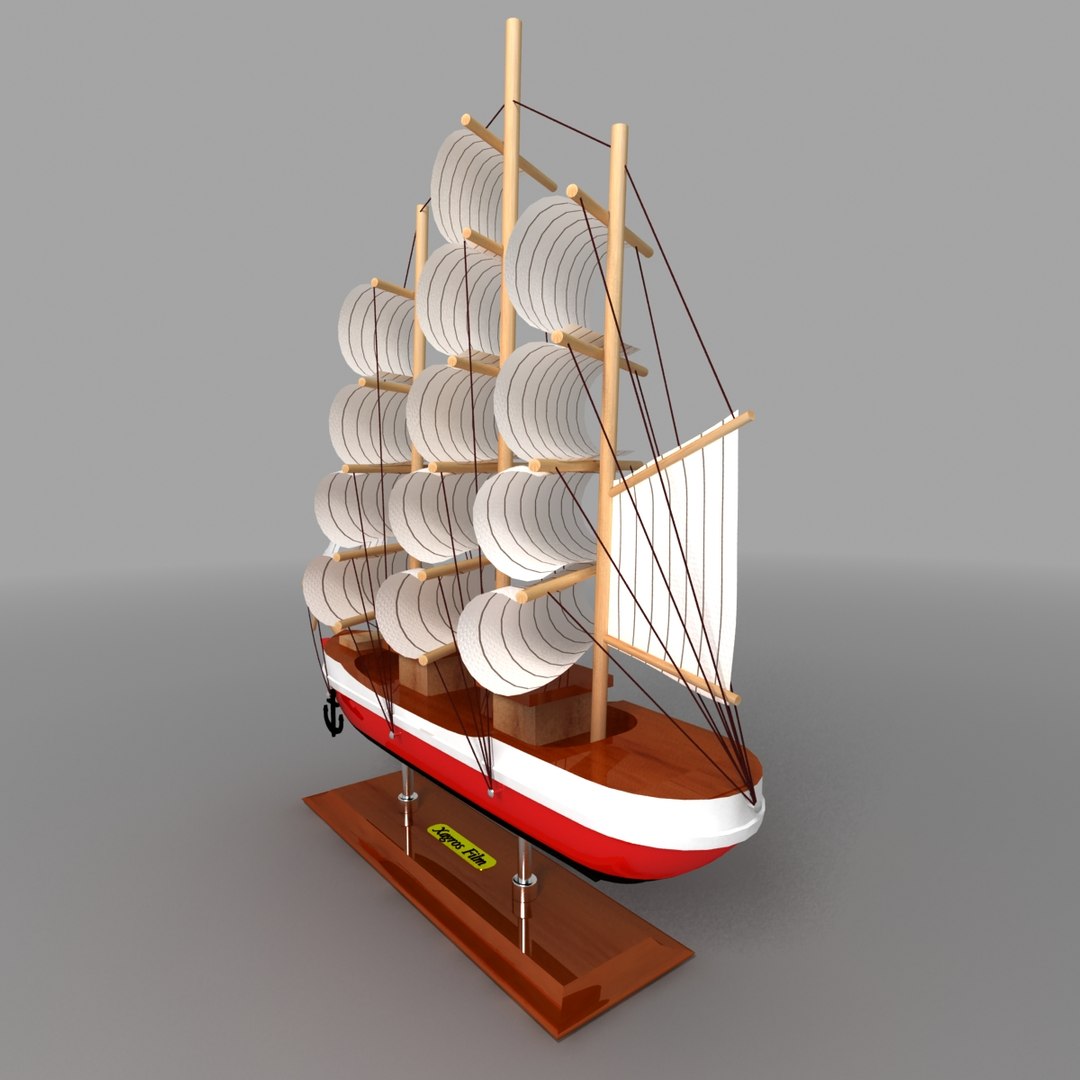 3d Decorative Ship Model