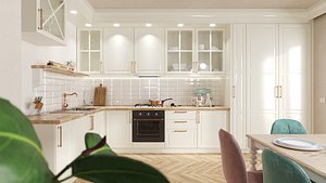 PRO Kitchen Classic and dining Setup