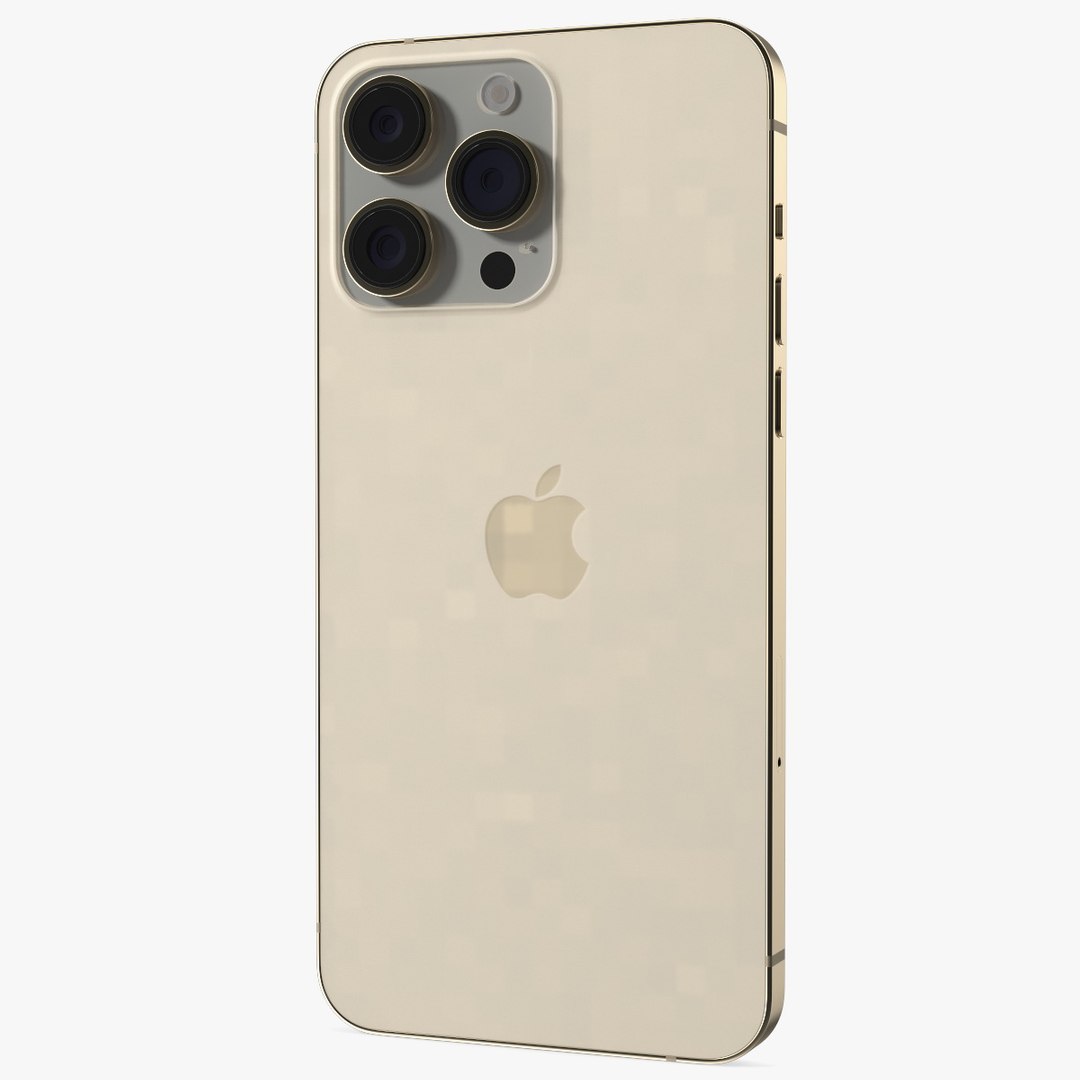 appleiphone14promaxgold3dmodel