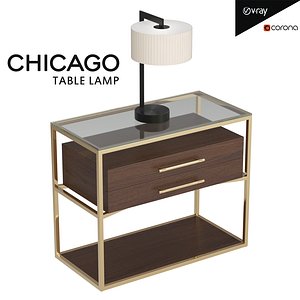 Chicago Table Lamp 3D model