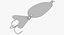 3D fishing spoons model