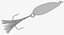3D fishing spoons model