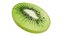 Kiwi round slice peeled