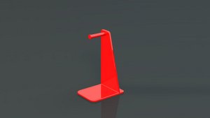 Headphone Stand 3D Model Low-poly 3D model 3D
