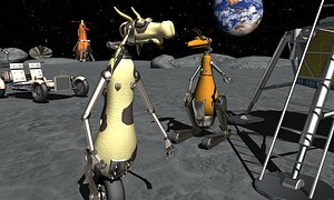 ch jones moon 3D model