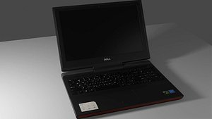 3D Dell Inspiron 15 7000 Gaming Laptop 3D model