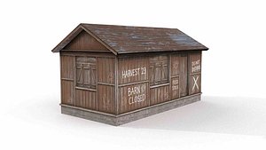 Vintage Rural Farm house 3D
