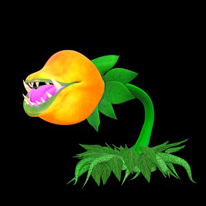 Evil Carnivorous  Plant 3D model