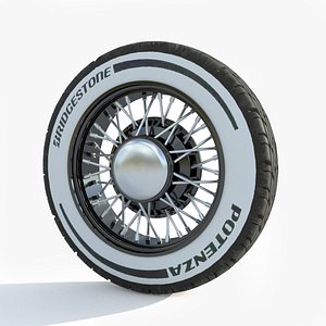 3D Wheel Rim Tire 11