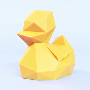 3D duck duckling model