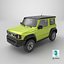 Suzuki Jimny 2025 Трехдверный внедорожник Зеленый