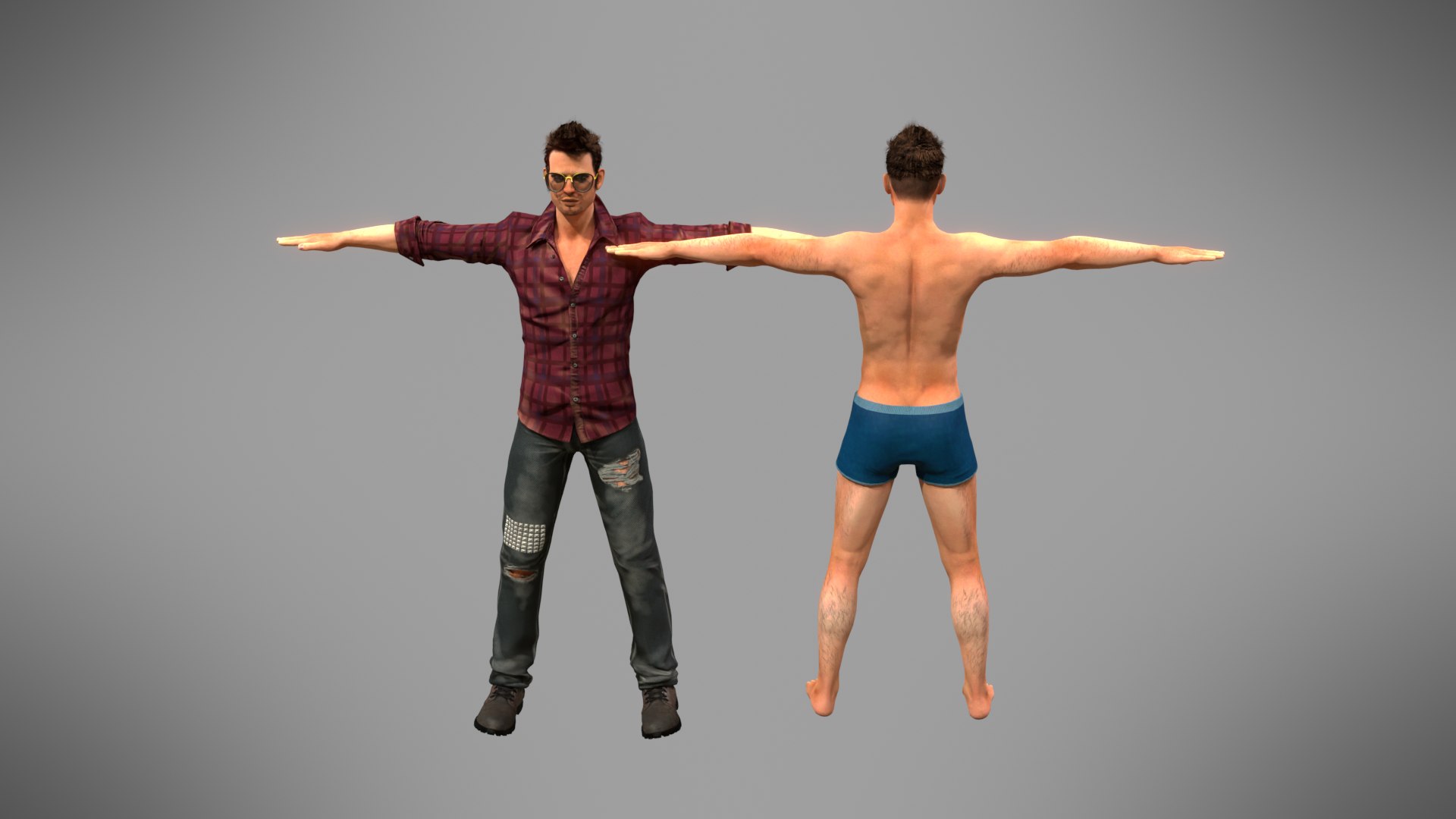 3D Stylish Clothed Man Character - Rigged - TurboSquid 1924648