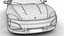 Porsche Taycan Turbo S 2025 modèle 3D