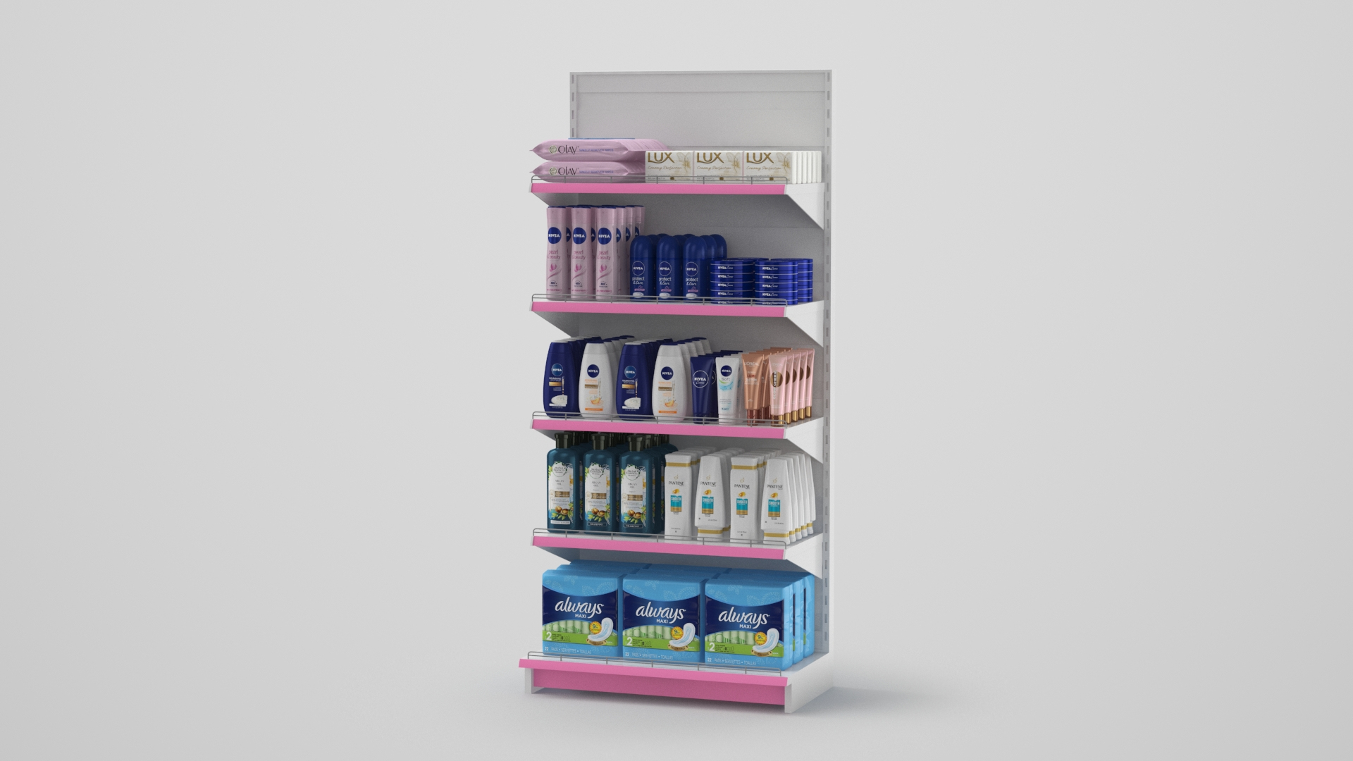 3D Supermarket Shelves Collection 02 - TurboSquid 1768557