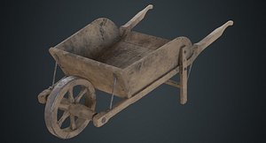 3D wheelbarrow old model