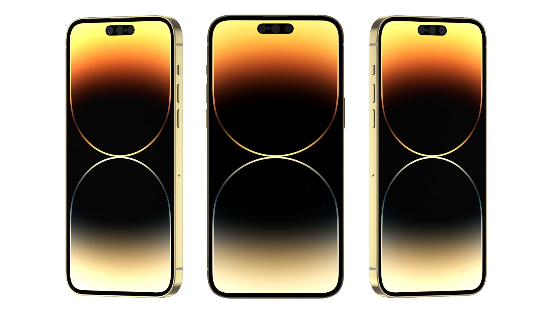 3D Apple IPhone 14 Pro Max Gold - TurboSquid 2098490