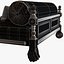 Big classic square daybed with cushions