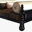 Big classic square daybed with cushions