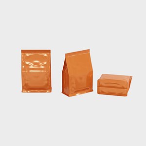 plastic bag food supplement 3D