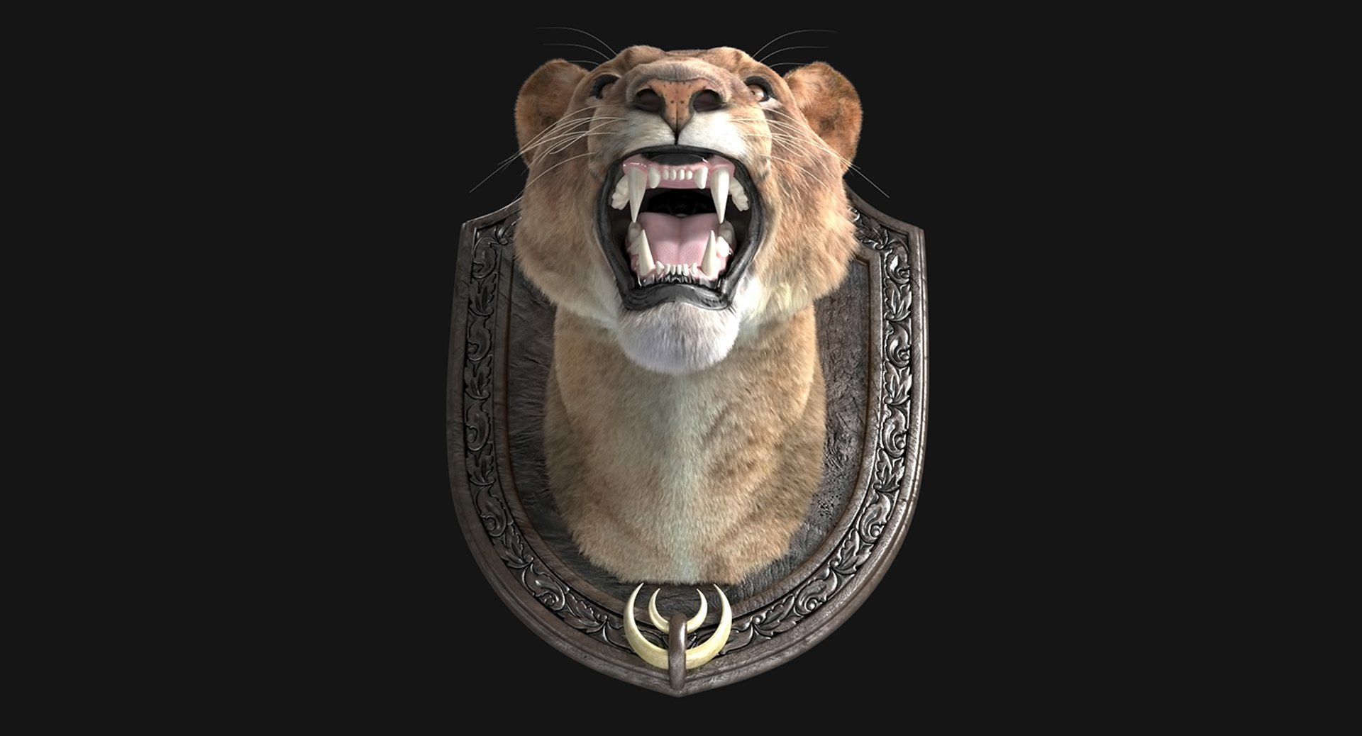 lion trophy 3D model https://p.turbosquid.com/ts-thumb/cC/tbEauT/cmZvvLCu/lion4/jpg/1515660702/1920x1080/fit_q87/b803c8659f3194100a091fd793a64a2736eb4286/lion4.jpg