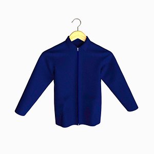 Harrington Shirt on the Hanger -  with Marvelous File  - 3D Asset 2 model