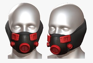 3D gas mask model