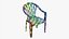 Plastic chair stackable 02